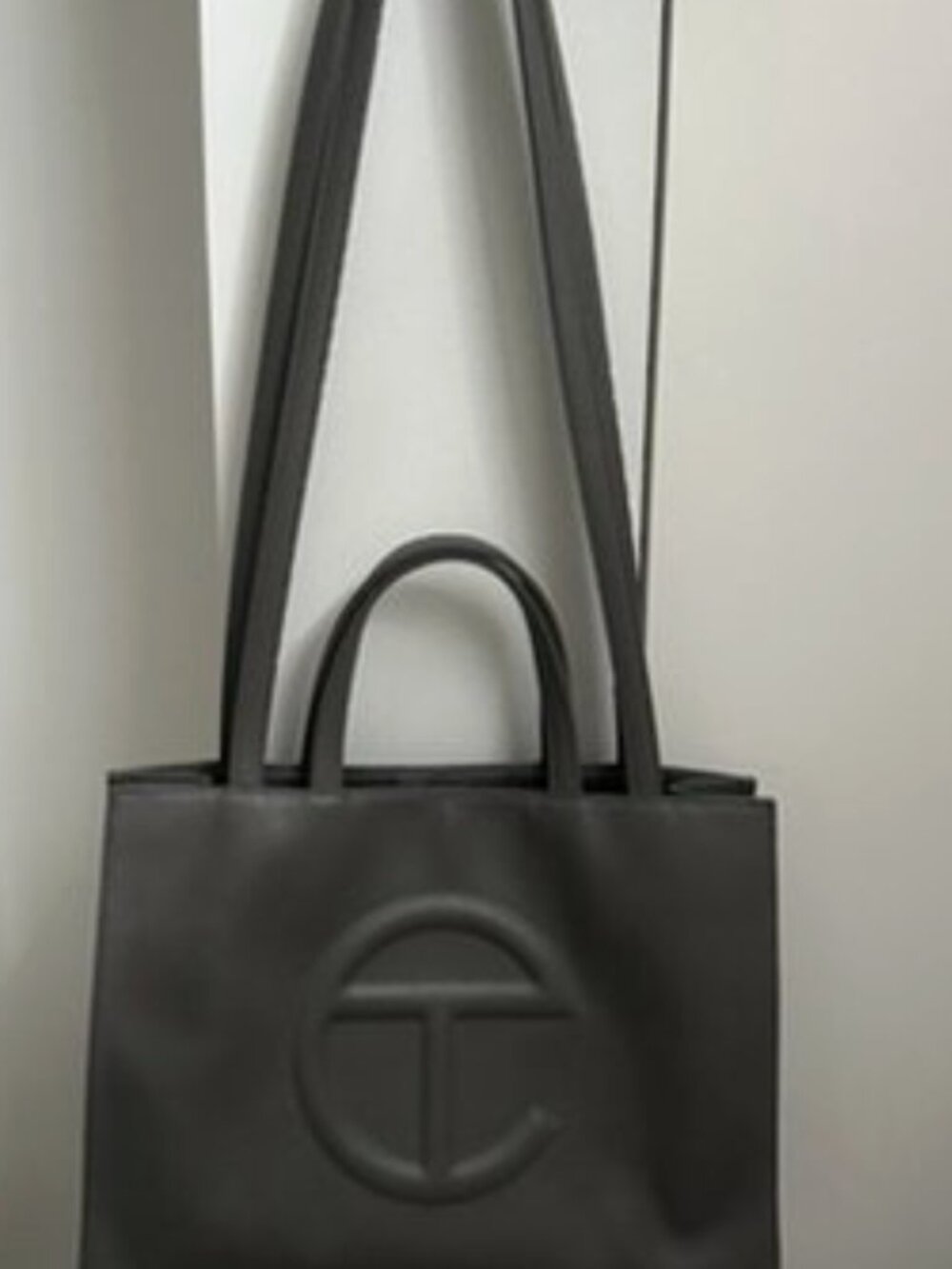 telfar tote bag/messenger bag, medium size in grey - Picture 3 of 7